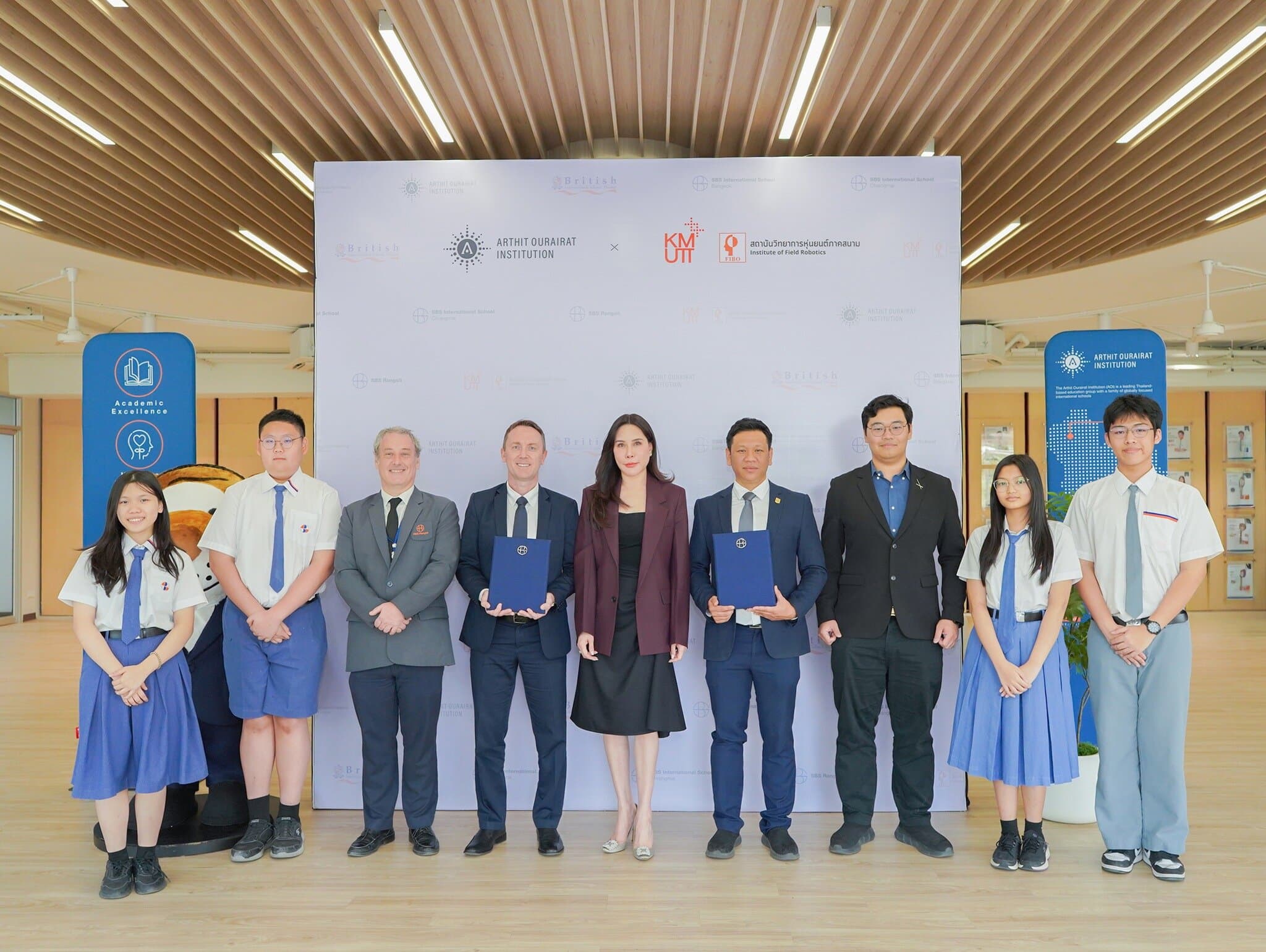 AOI × FIBO KMUTT | Robotics & Automation Learning Across AOI Schools